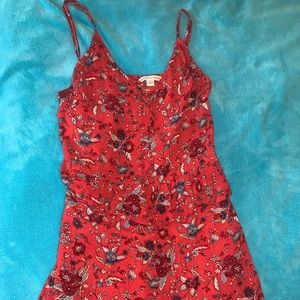Red romper